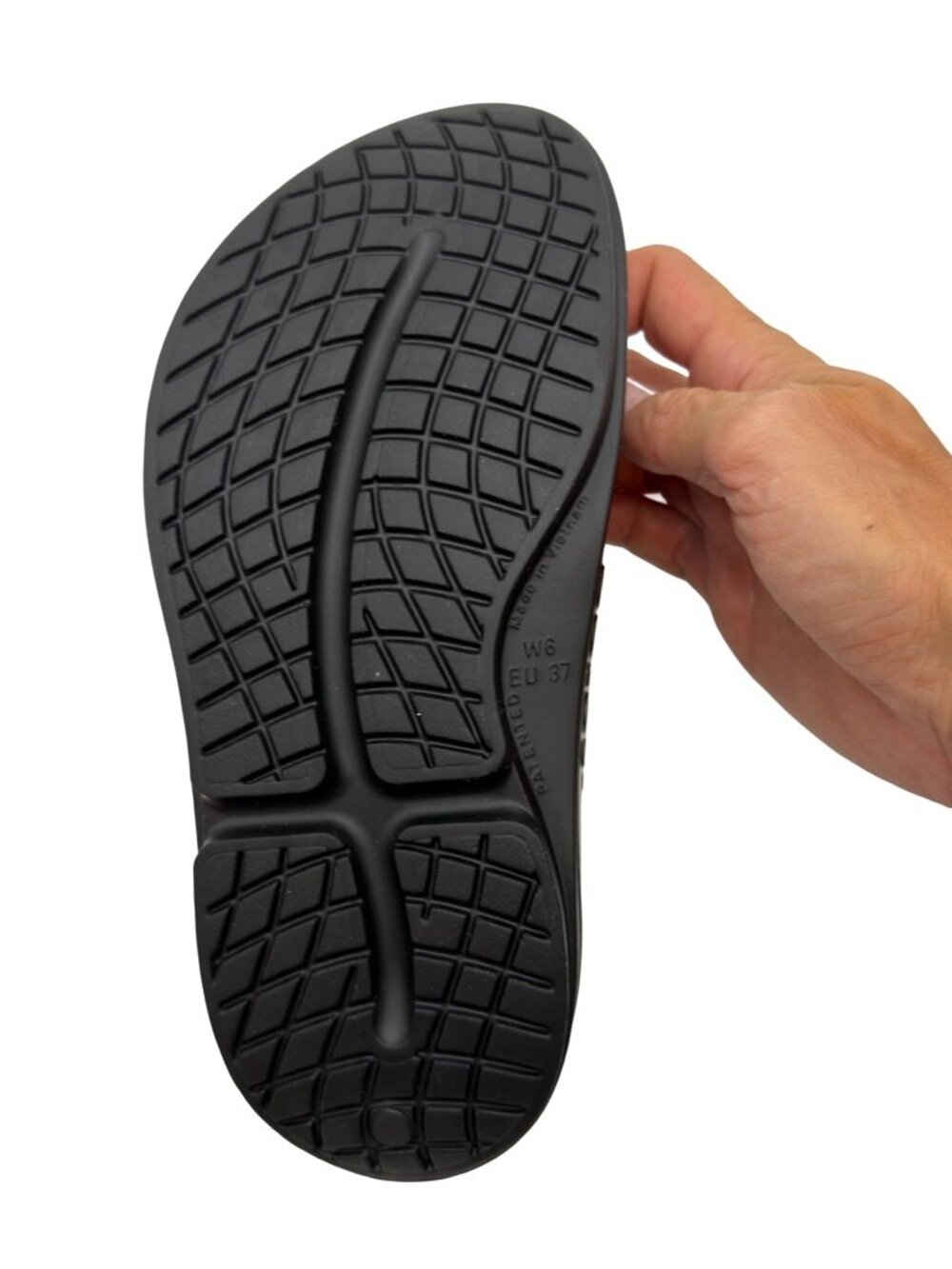 OOFOS Women’s Black OOahh Slide Recovery Sandals Size 6 - Picture 8 of 11